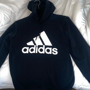 Adidas hoodie lightly worn dark navy